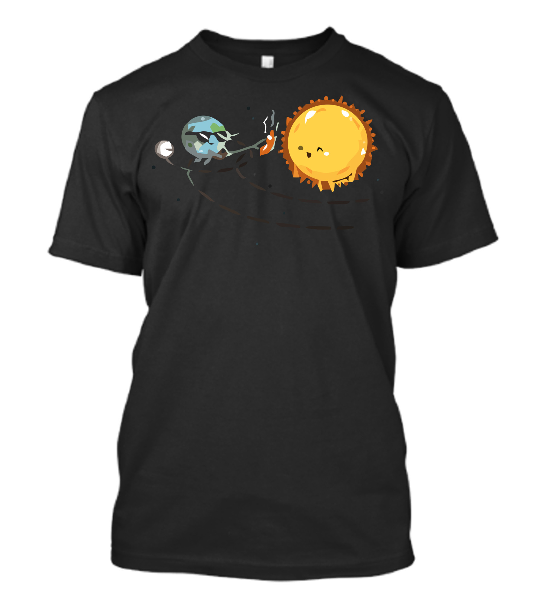 Solar Grillin Earth And Sun BBQ T-Shirt