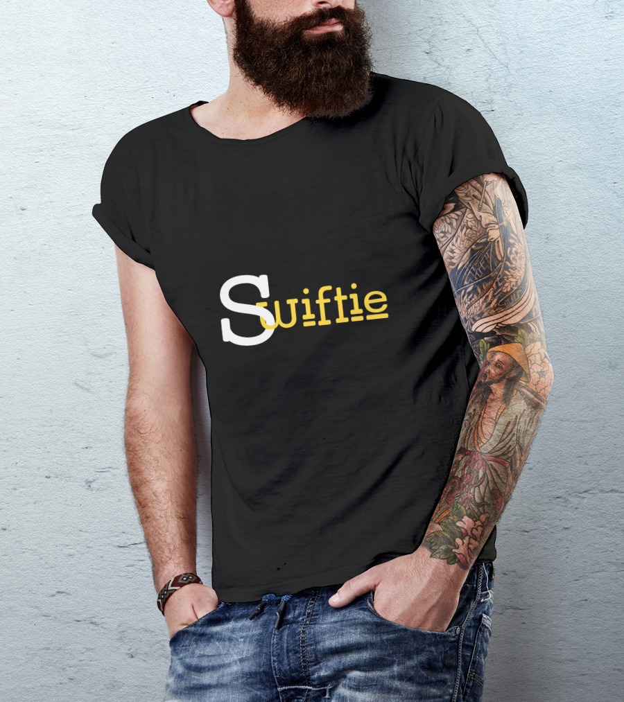 Swiftie Bold White Yellow T-Shirt