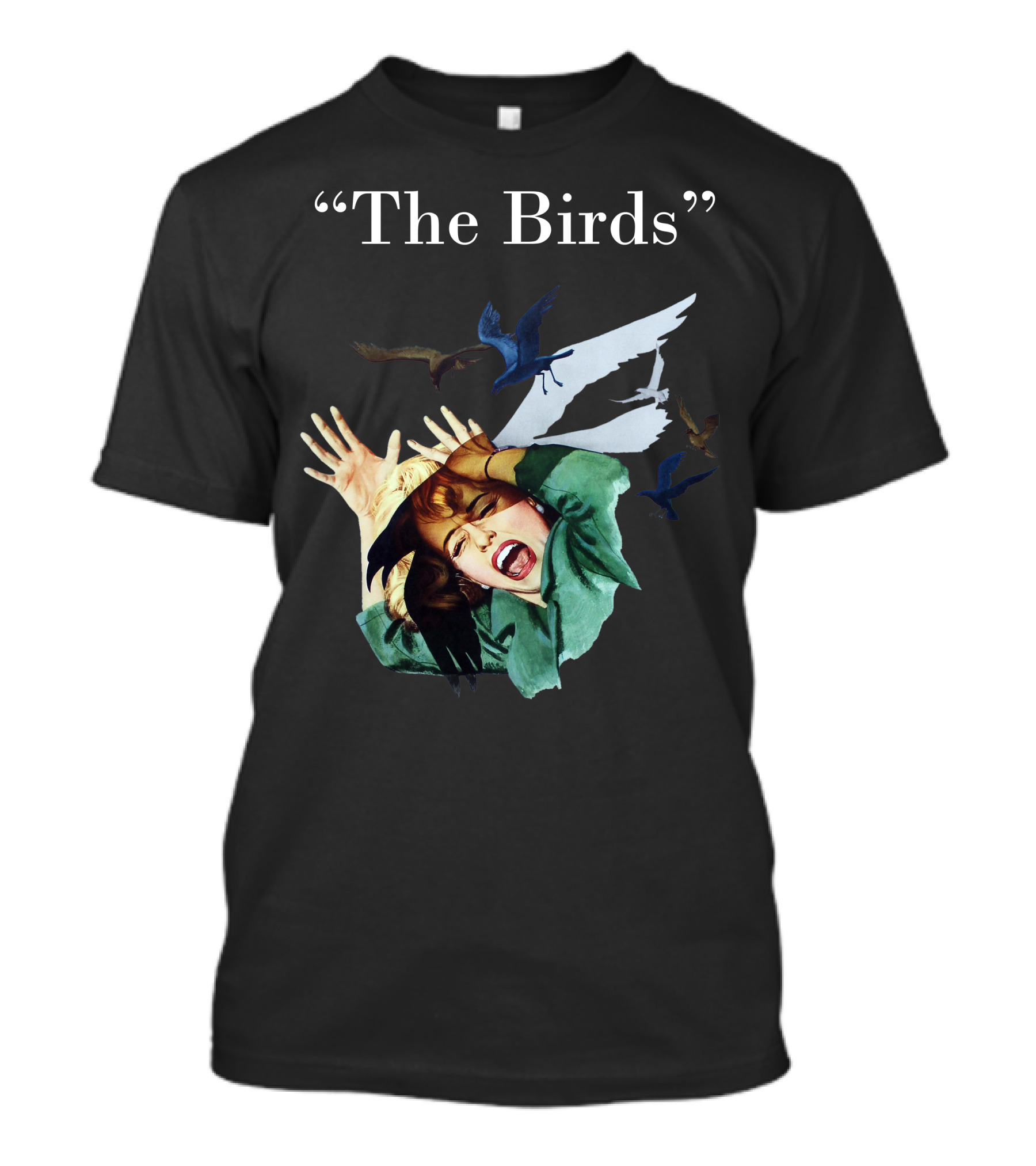 The Birds Hitchcock Vintage Scene T-Shirt