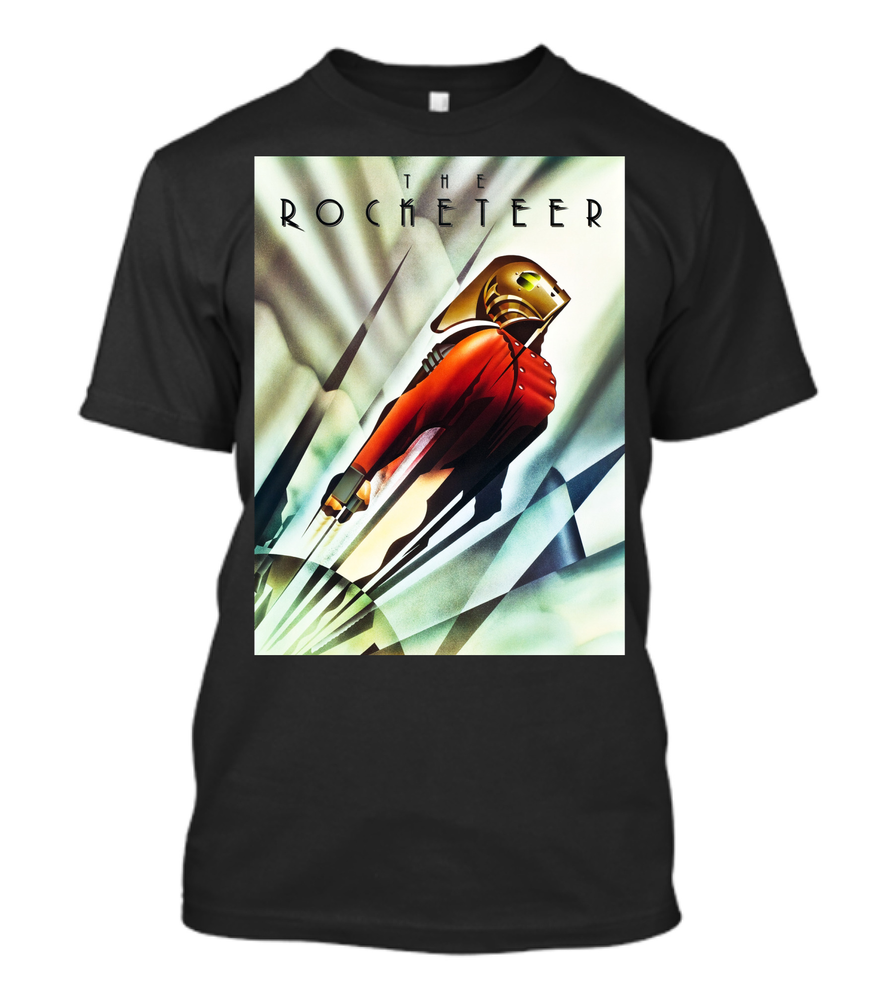 The Rocketeer Classic Movie Stylish Jetpack Adventure T-Shirt