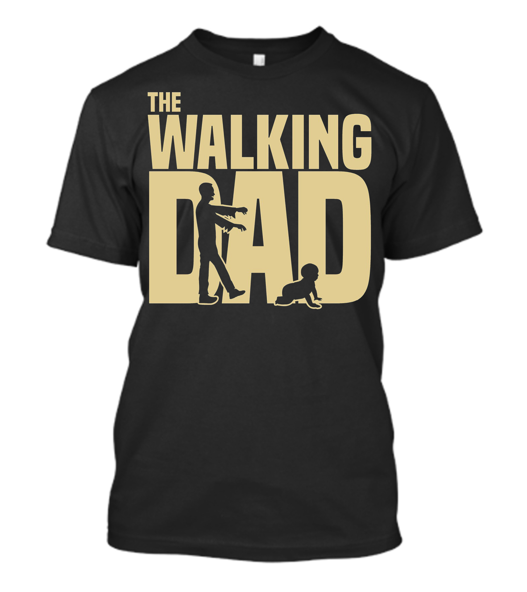 The Walking Dad Zombie Father And Baby Crawl T-Shirt