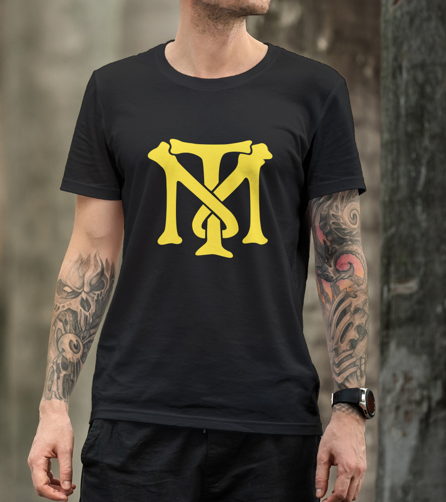 Tony Montana Scarface Bone Initials M T-Shirt