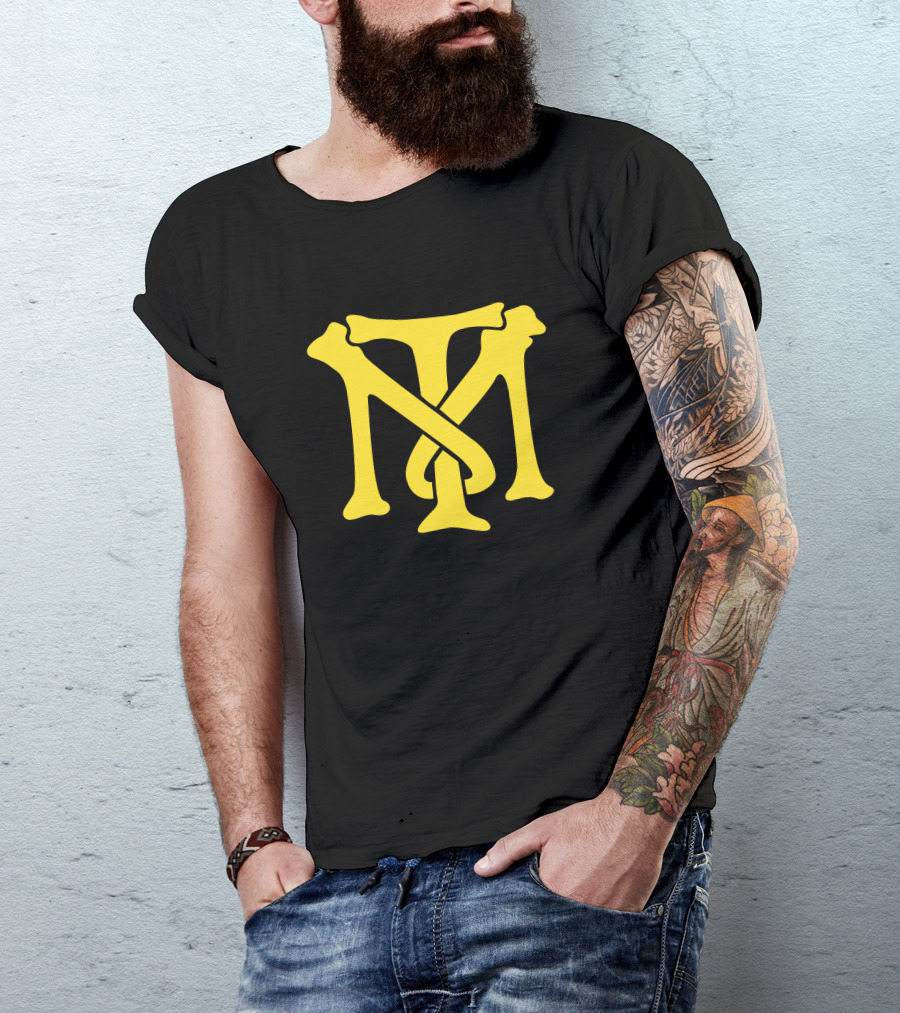 Tony Montana Scarface Bone Initials M T-Shirt