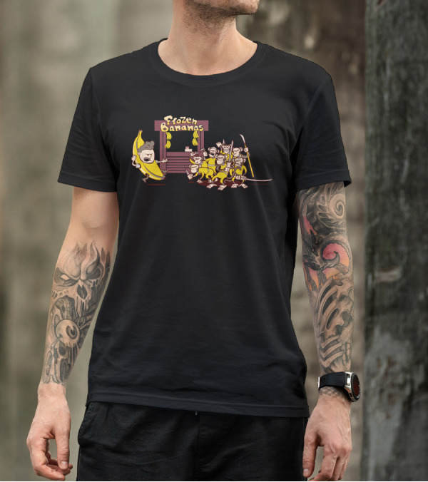 Trouble With Frozen Bananas And Angry Monkeys At The Banana Stand T-Shirt