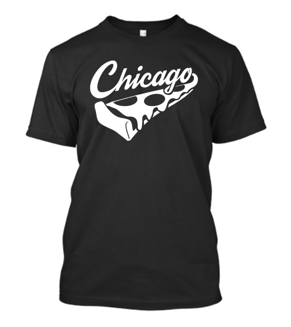 Chicago Deep Dish Pizza Slice T-Shirt
