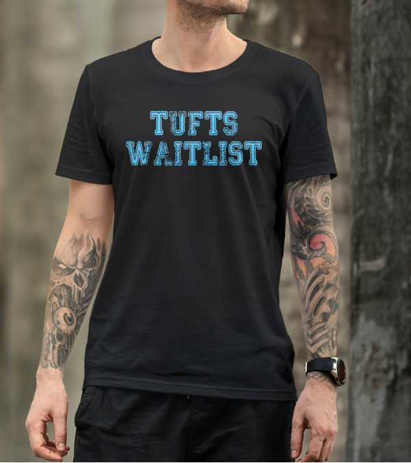 Tufts Waitlist Distressed Collegiate T-Shirt