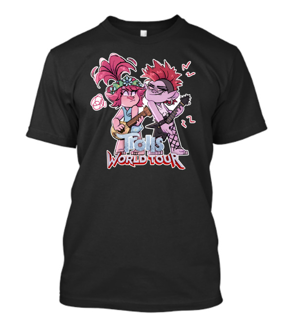 Trolls World Tour Rock Duo Characters T-Shirt