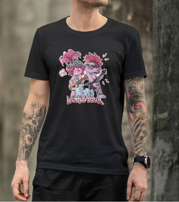Trolls World Tour Rock Duo Characters T-Shirt