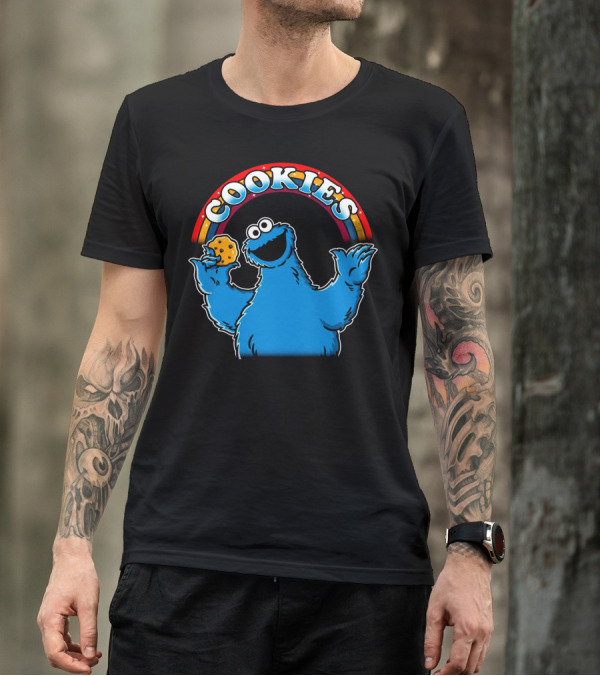 Cookies Rainbow Monster With Cookie T-Shirt