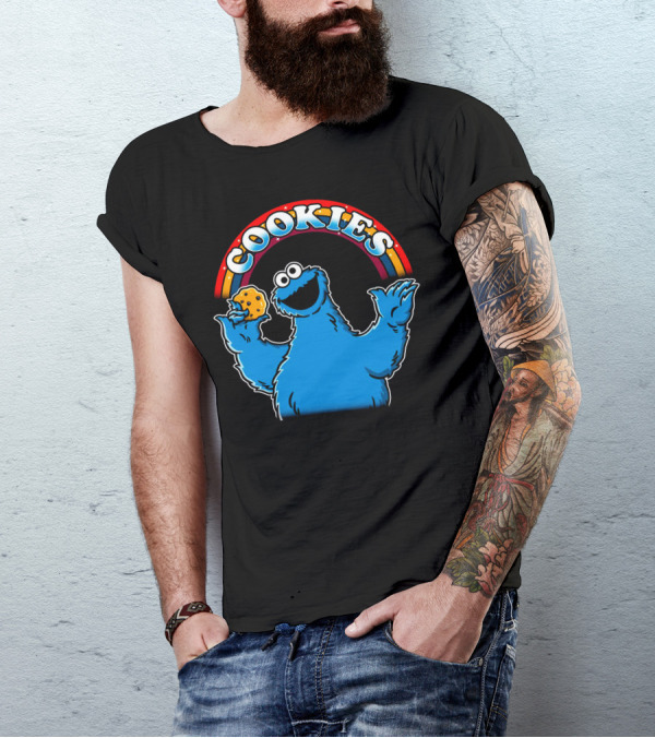 Cookies Rainbow Monster With Cookie T-Shirt