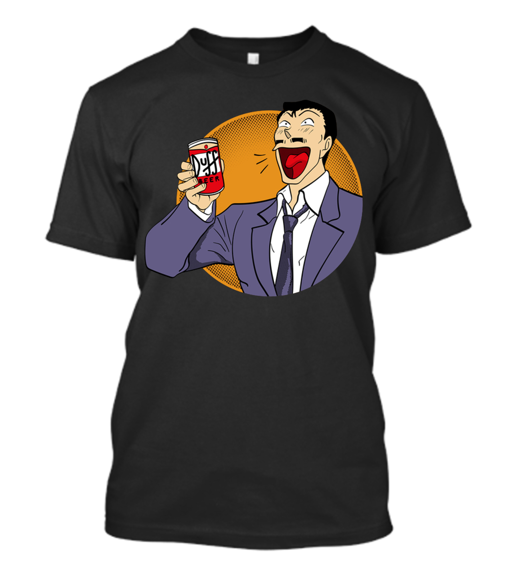 Kogoro Enjoys Duff Beer In Springfield T-Shirt