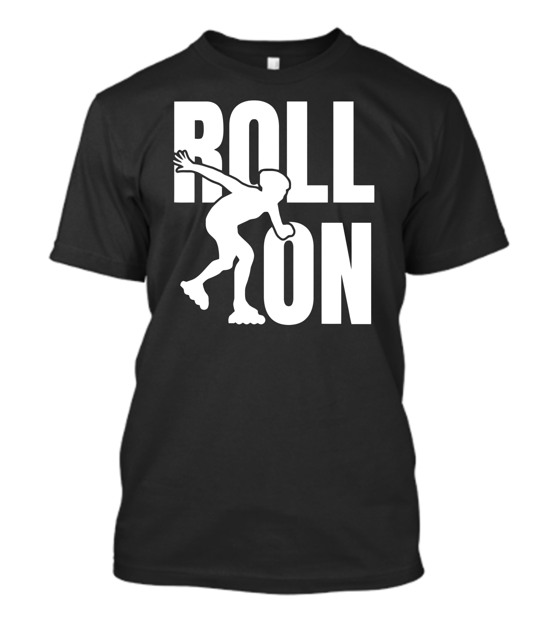 Roll On Inline Skating Silhouette Enthusiast T-Shirt
