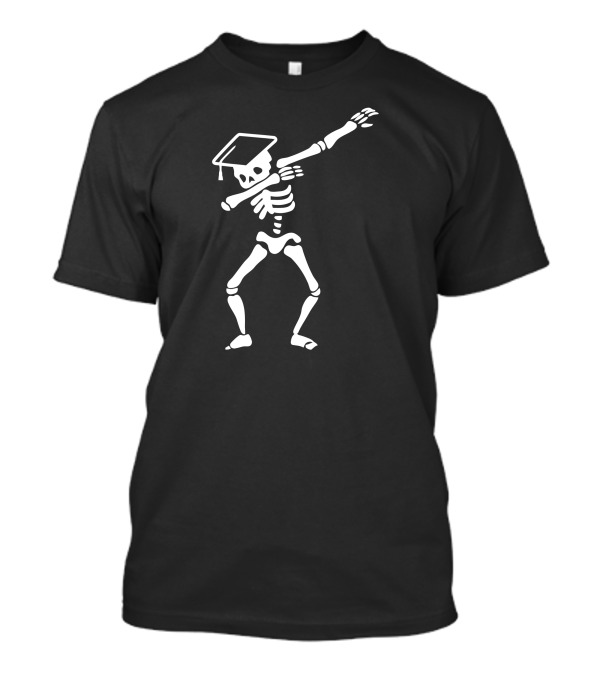 Skeleton Graduation Dab Pose T-Shirt