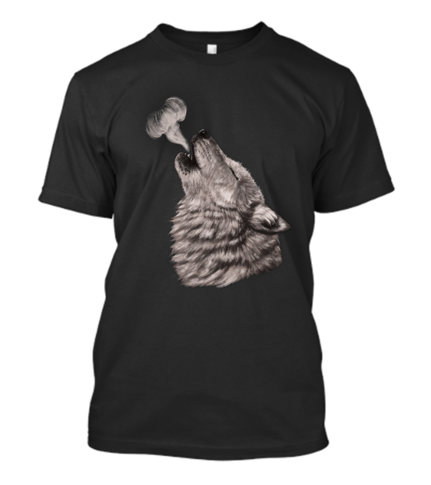 The Howl Wolf Moonlit Night Breath T-Shirt
