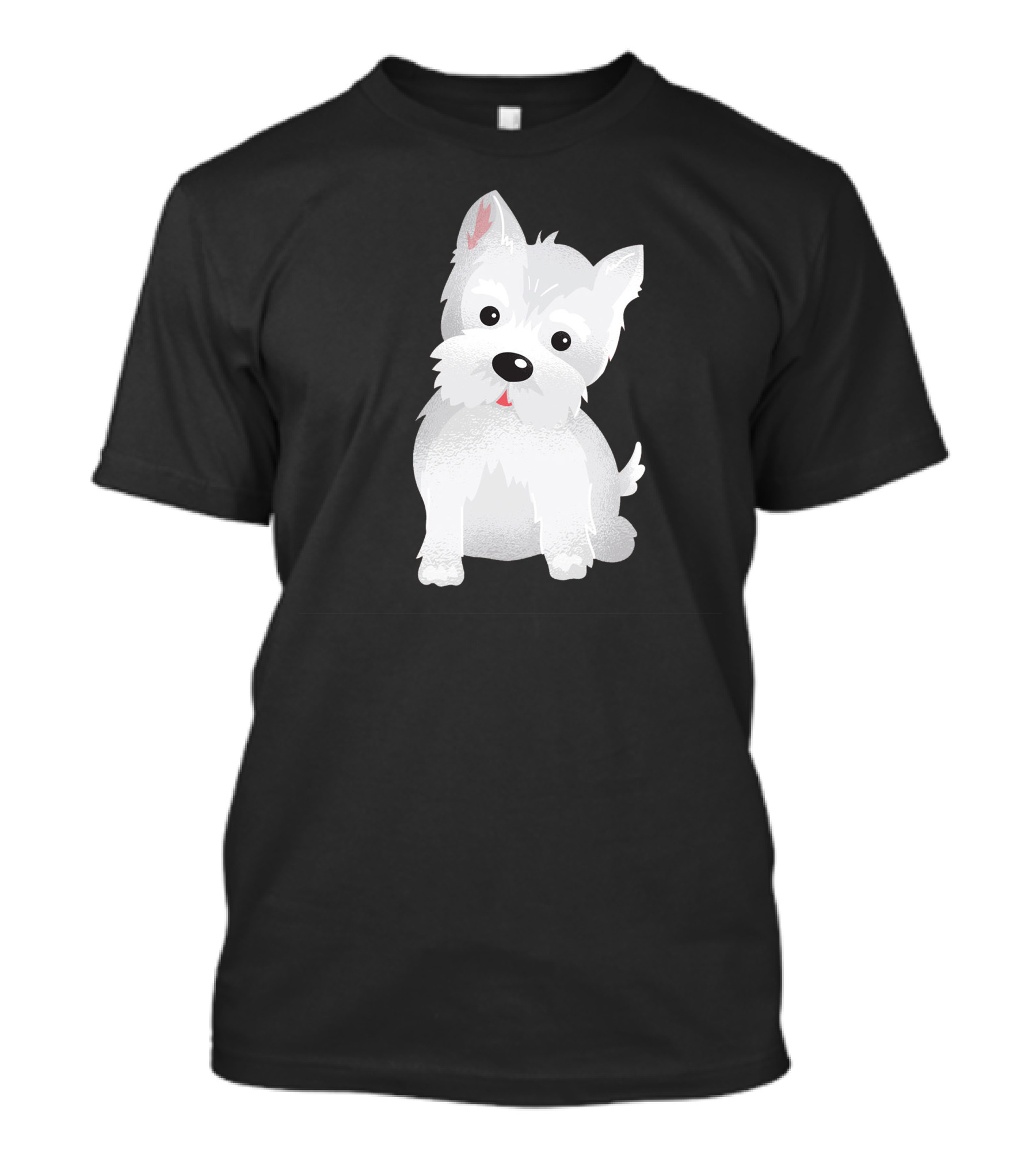 Westie Dog Adorable Cartoon T-Shirt