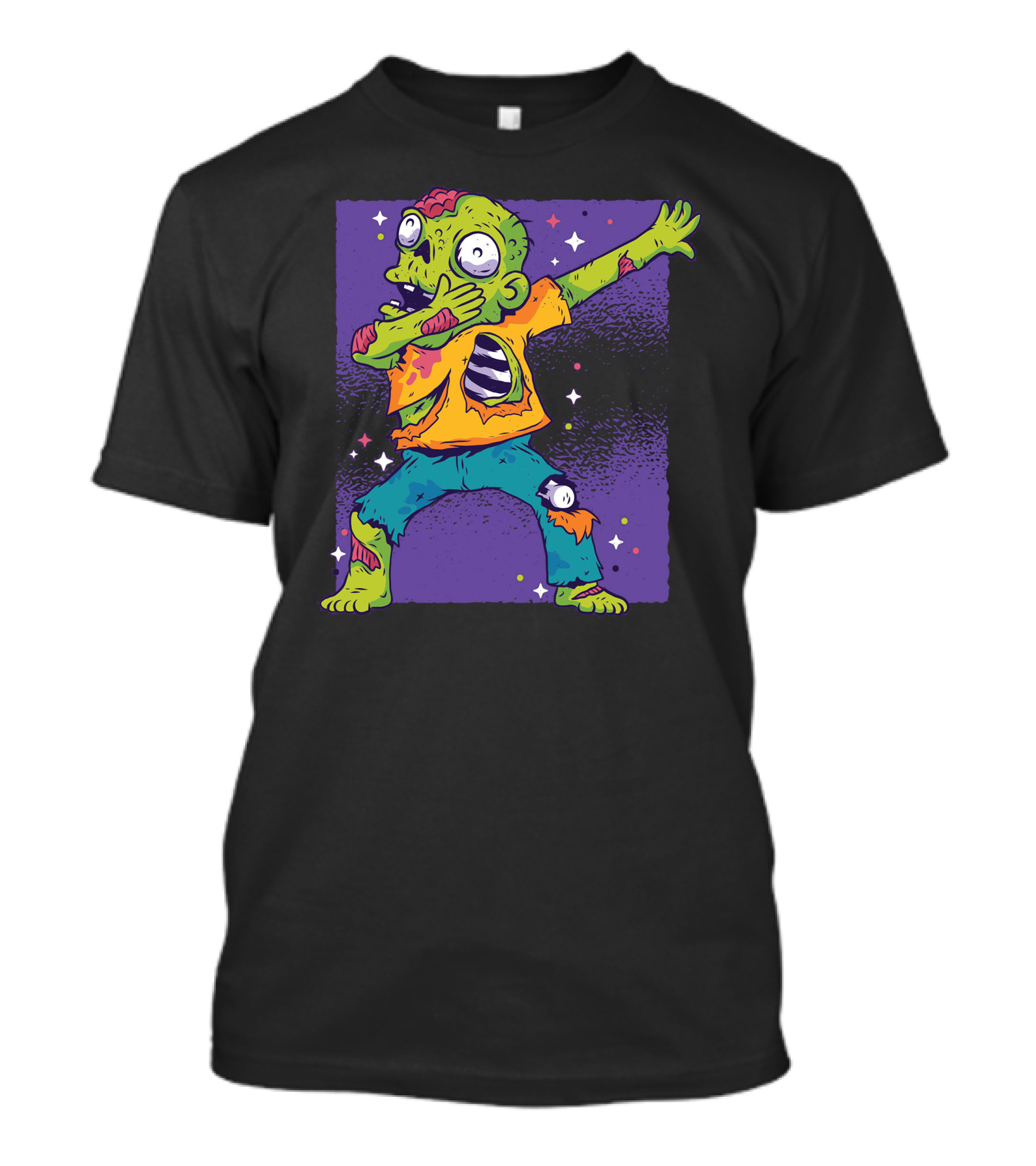 Zombie Dab Dance In Cartoon T-Shirt