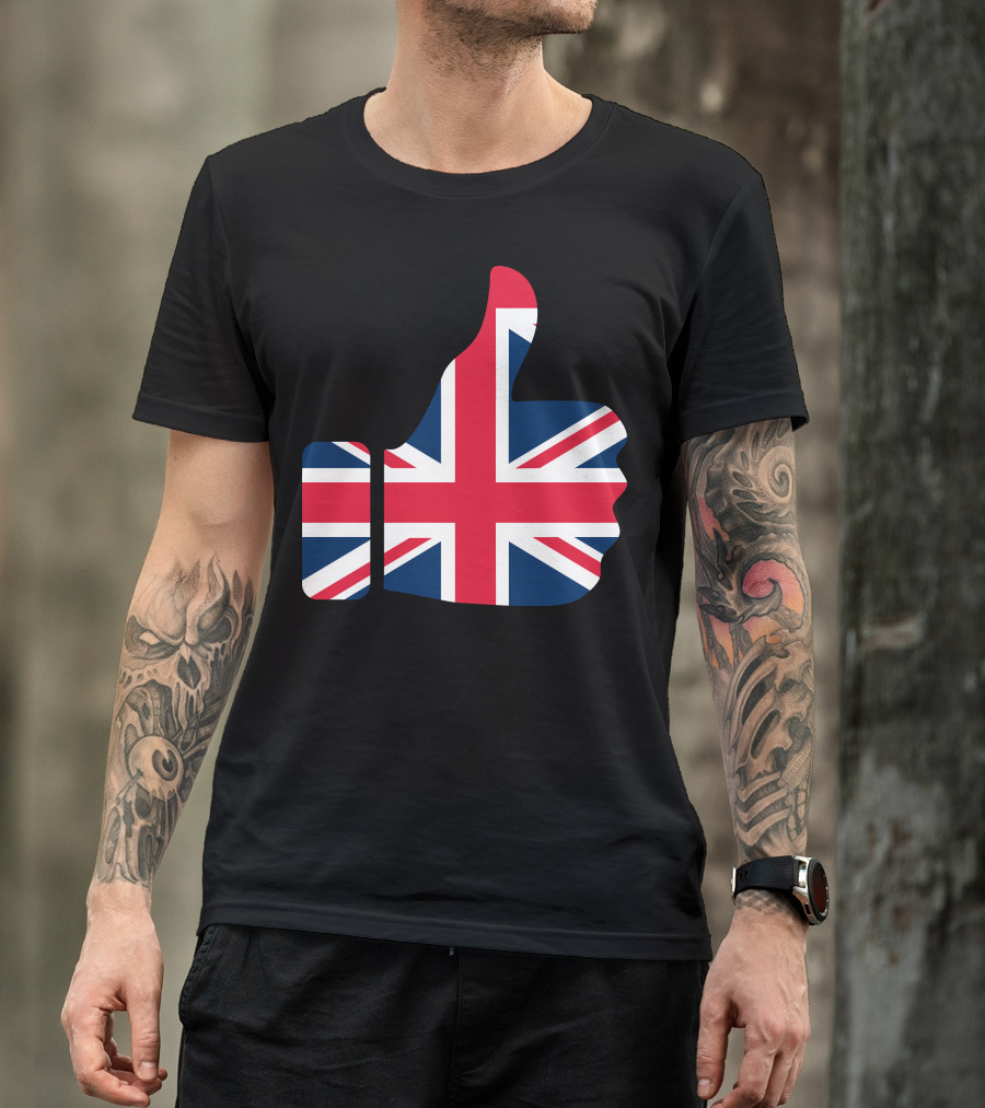 England Like Thumbs Up Union Jack T-Shirt