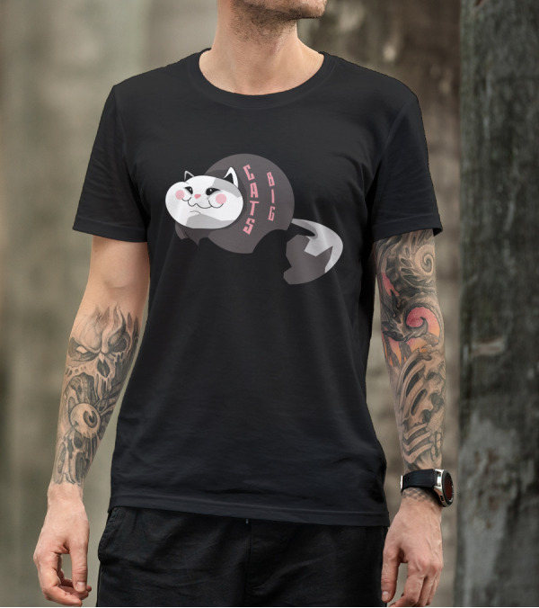 Big Cats Cute Chubby Feline T-Shirt