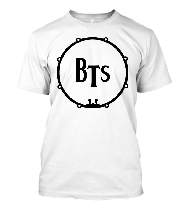 BTS Drum Logo Black T-Shirt
