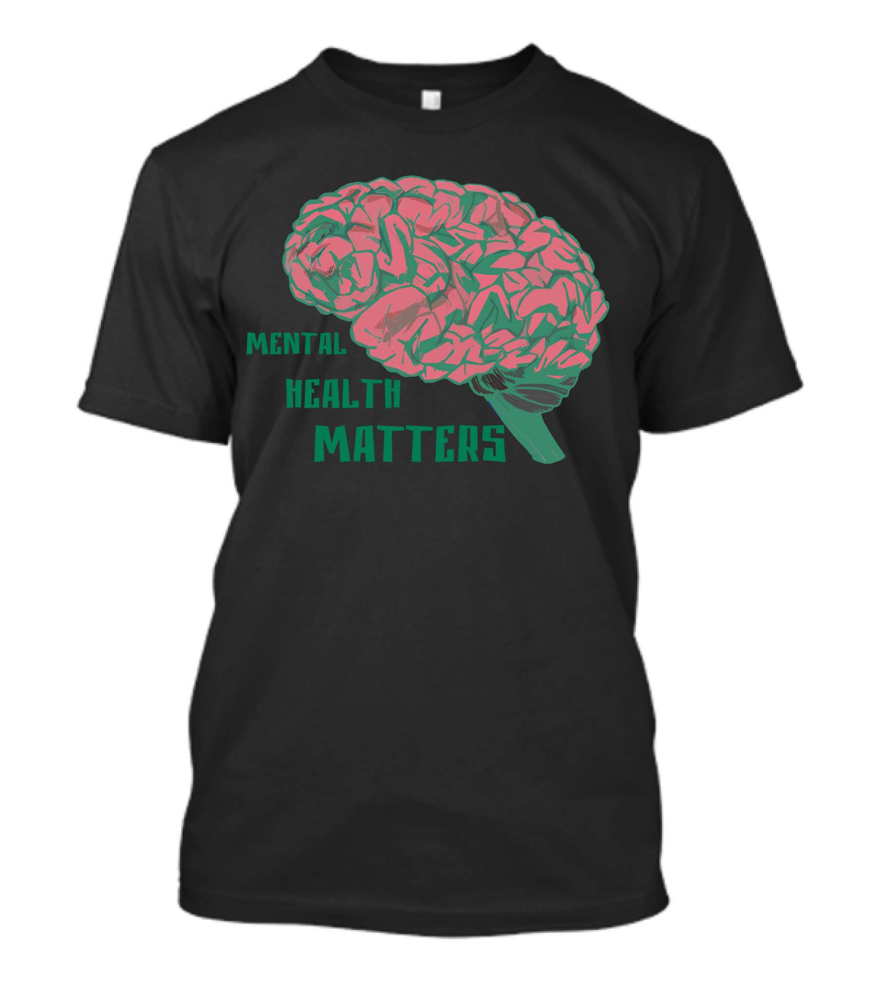 Mental Health Matters Brain T-Shirt