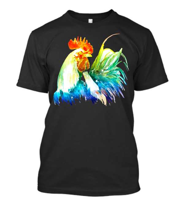 Rooster Rainbow Pride T-Shirt
