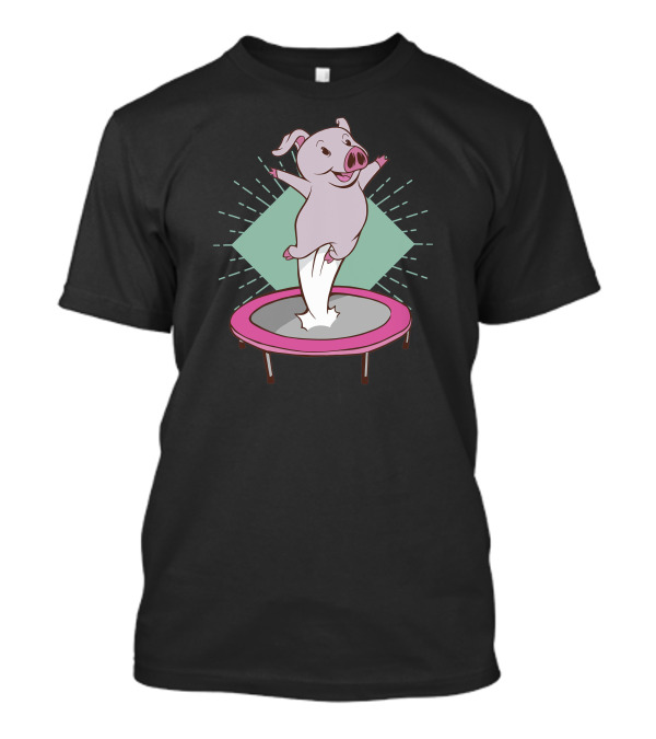 Trampoline Pig Joyful Bounce T-Shirt