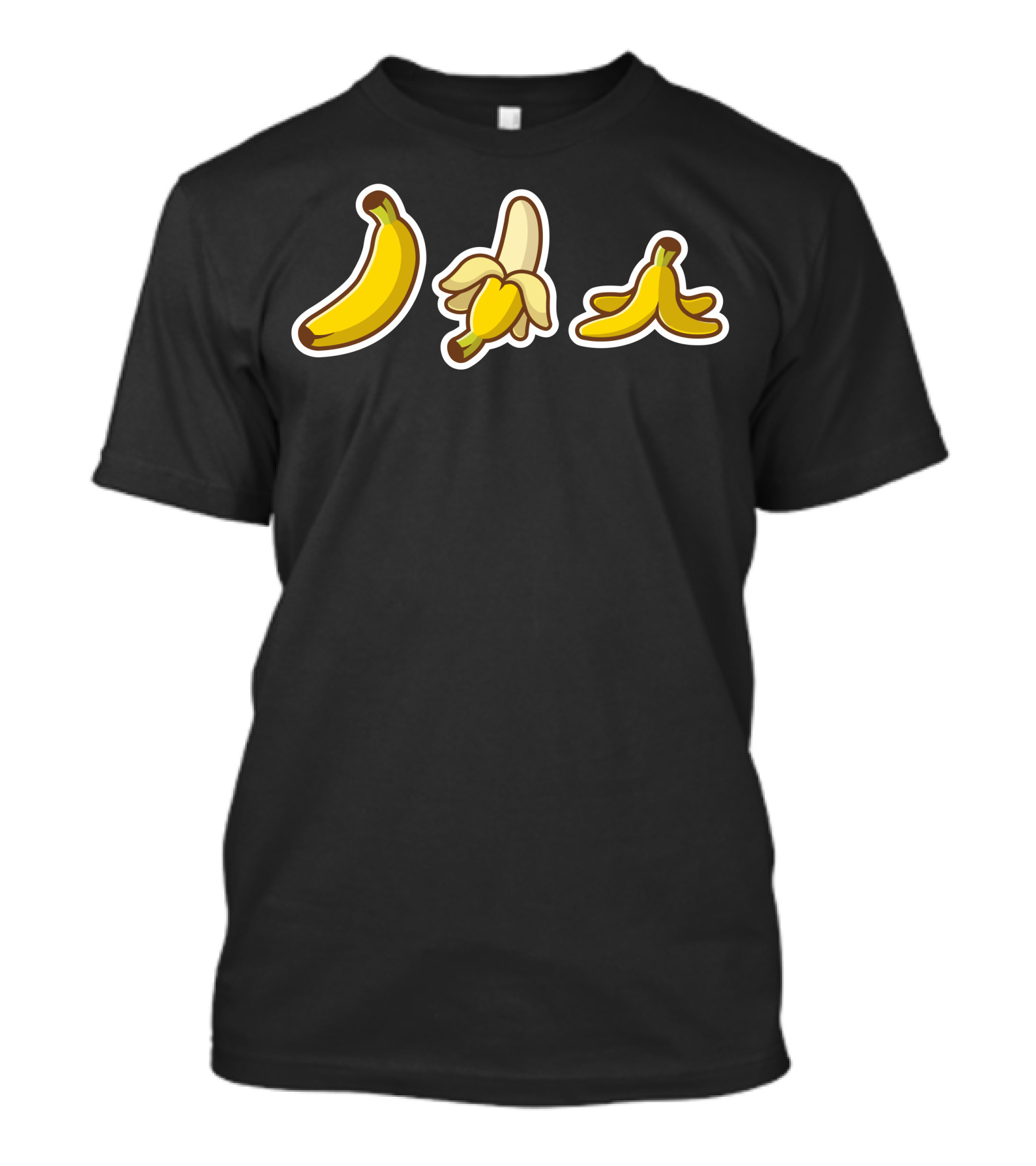 Banana Set Fruit Peel Sequence T-Shirt