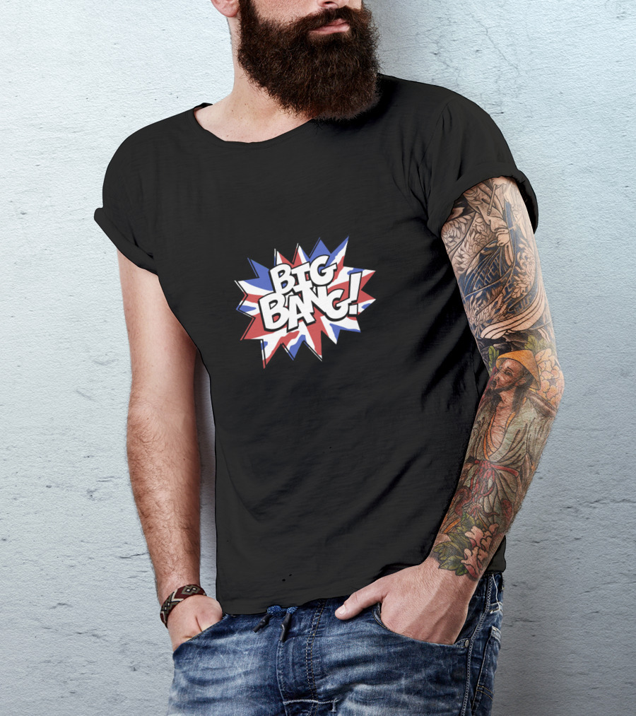 Big Bang Union Jack Explosion T-Shirt