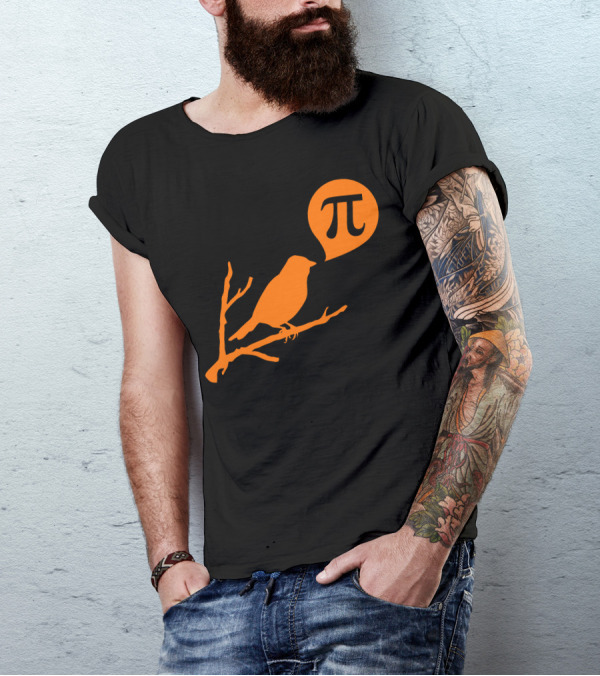 Bird Speaking Pi T-Shirt