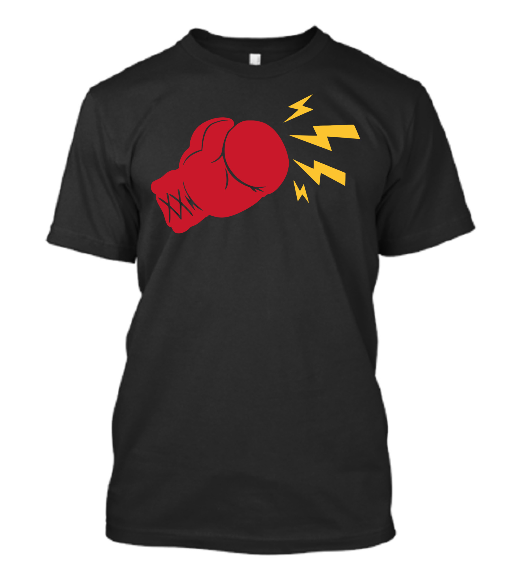 Boxing Glove Power Lightning Strikes T-Shirt