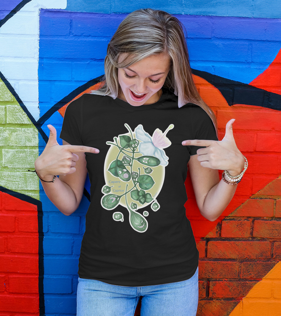 Capers Of Caprice Plant Expression Faces T-Shirt
