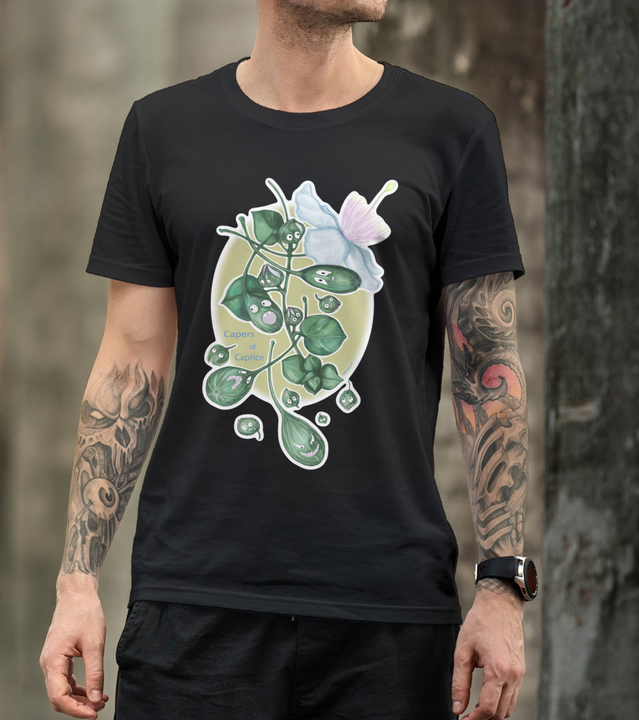 Capers Of Caprice Plant Expression Faces T-Shirt