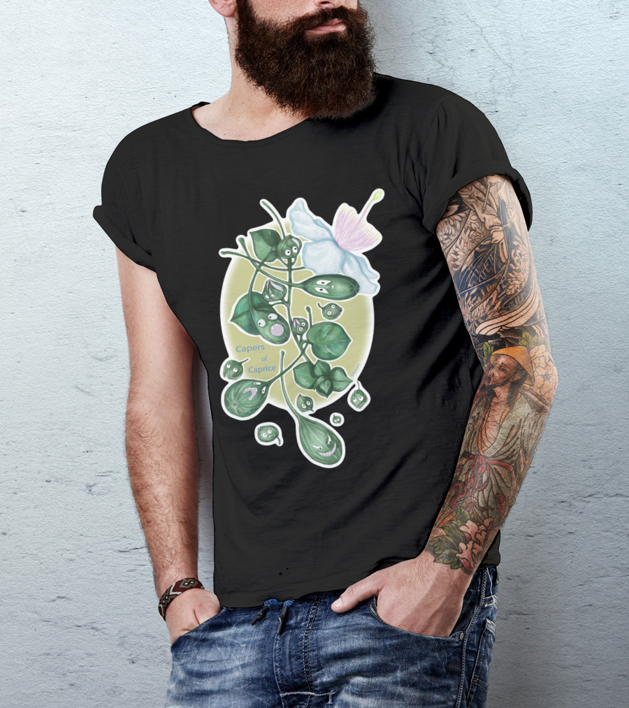 Capers Of Caprice Plant Expression Faces T-Shirt
