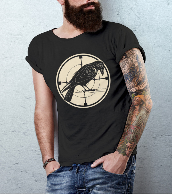 Crow Target Practice Bullseye T-Shirt