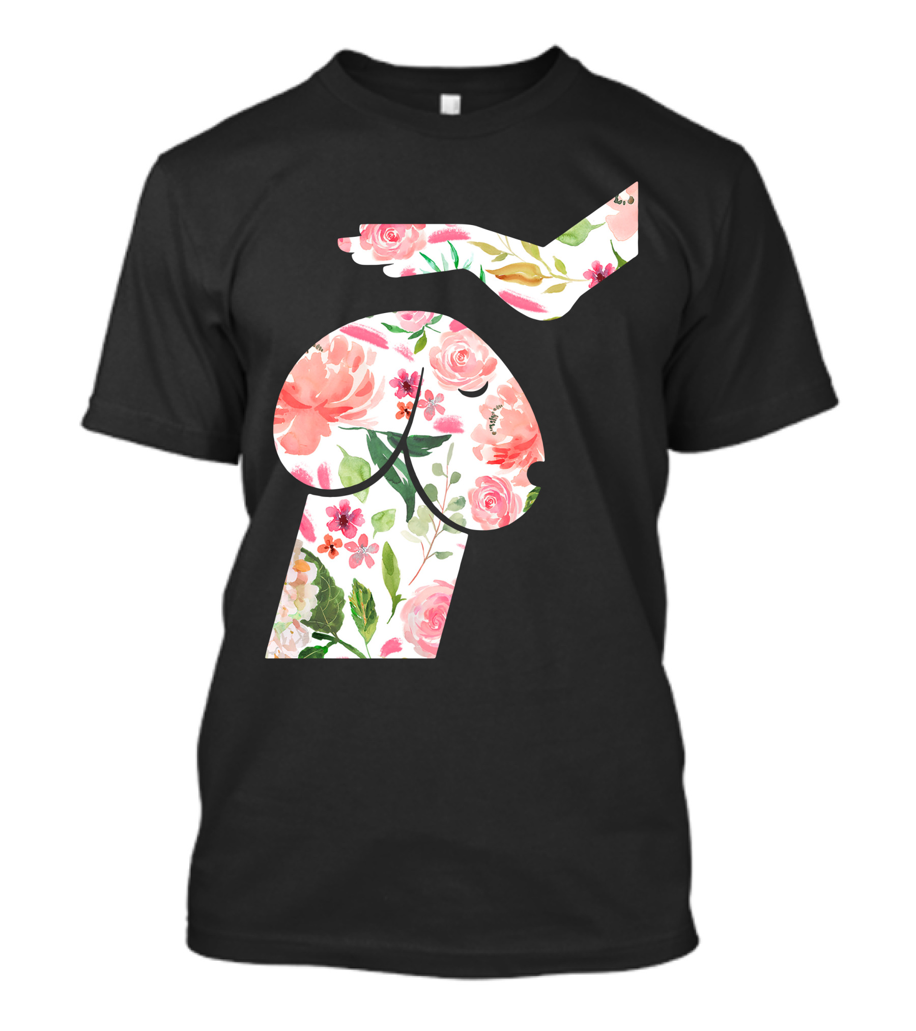 Dachshund Hand Flower Dog Dirty Dck Joke T-Shirt