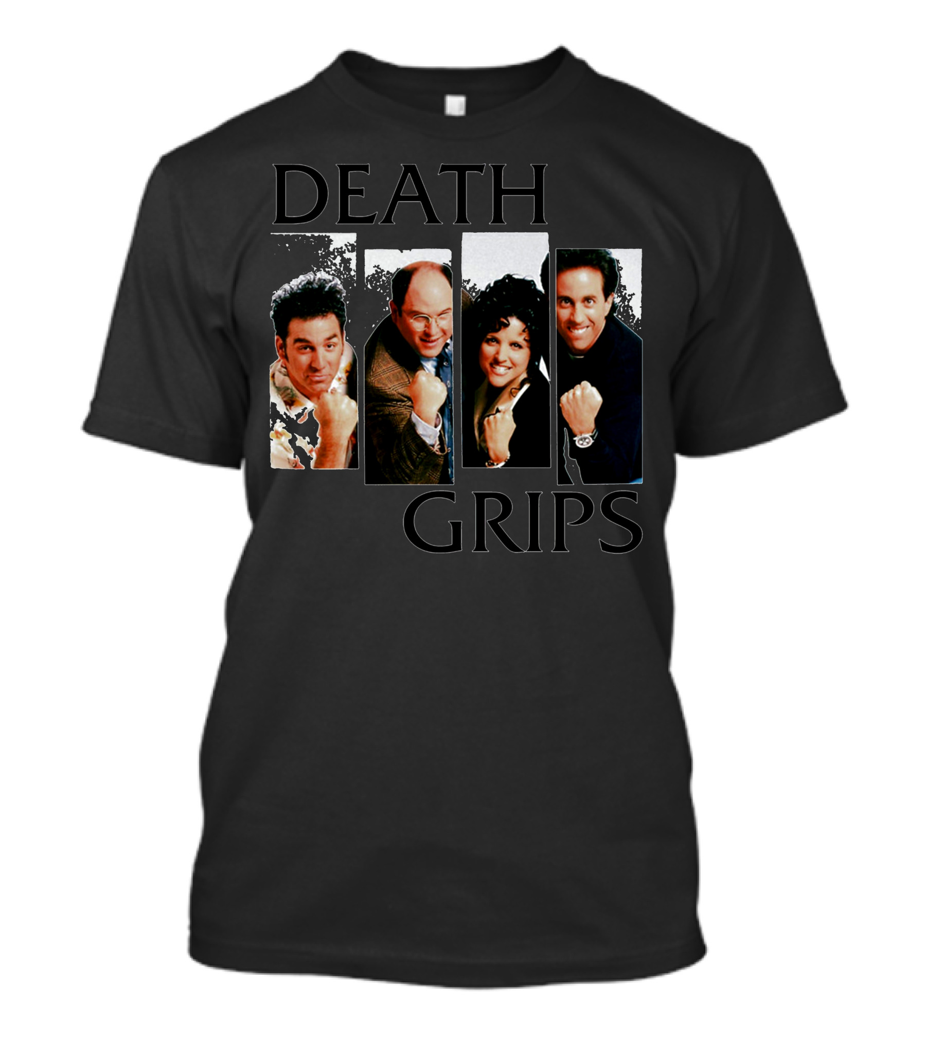 Death Grips Best Seinfeld Cast Characters Fist Pose T-Shirt