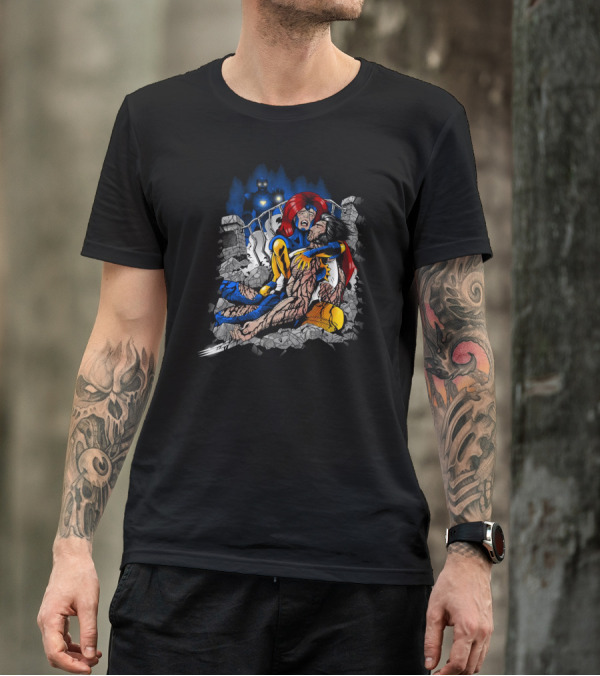 Death Of Logan Exclusive Wolverine Final Scene Fan T-Shirt