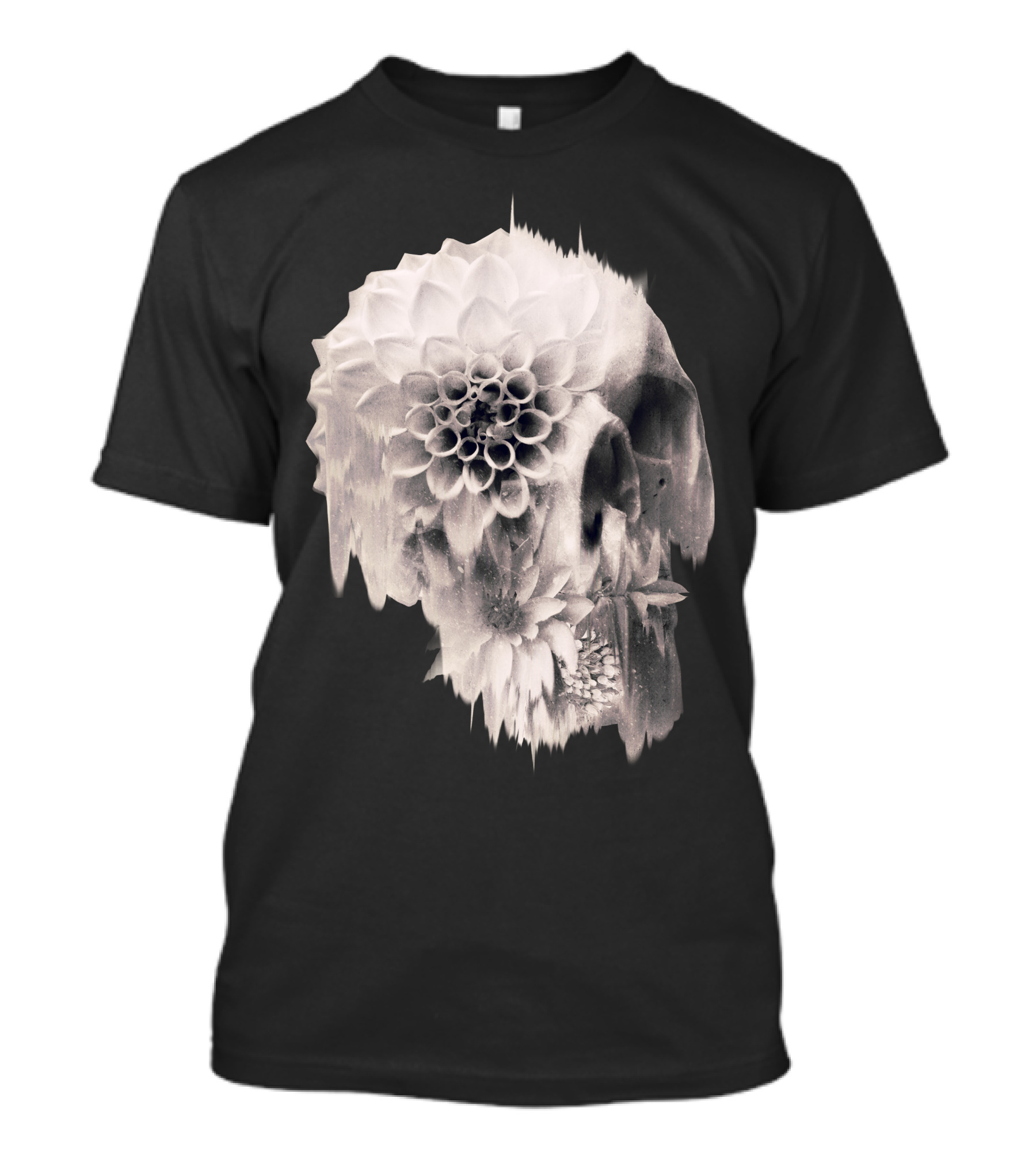 Decay Skull Floral Fusion T-Shirt