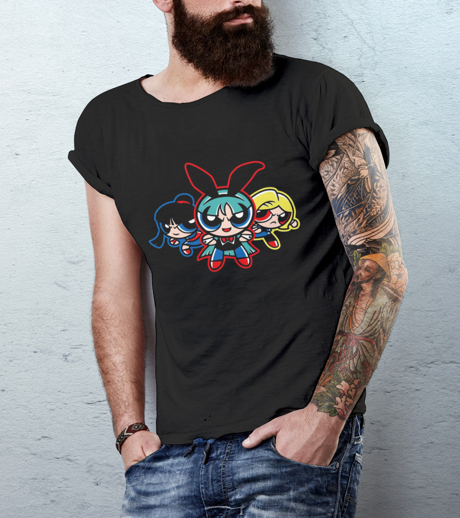 Power Puff Z Warrior Fusion Trio T-Shirt
