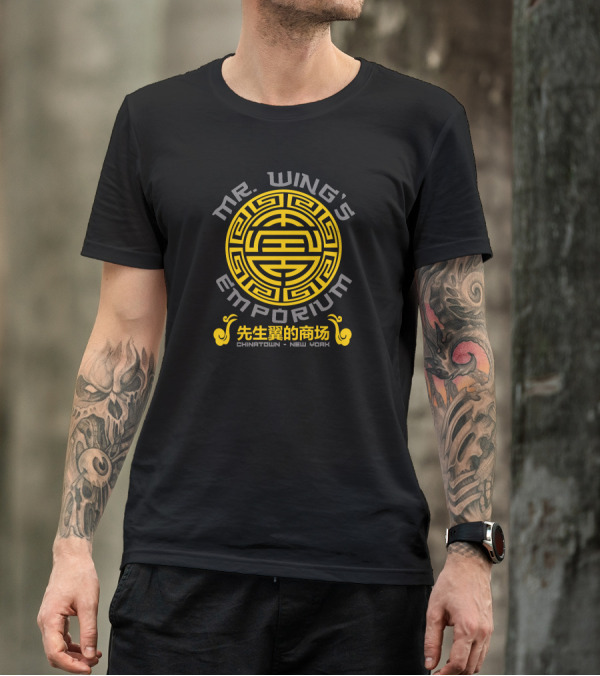 Mr. Wing's Emporium 先生翼的商场 Chinatown New York T-Shirt