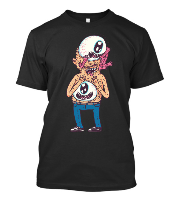 Eyeman Monster Creature With Giant Eyeballs And Jeans T-Shirt
