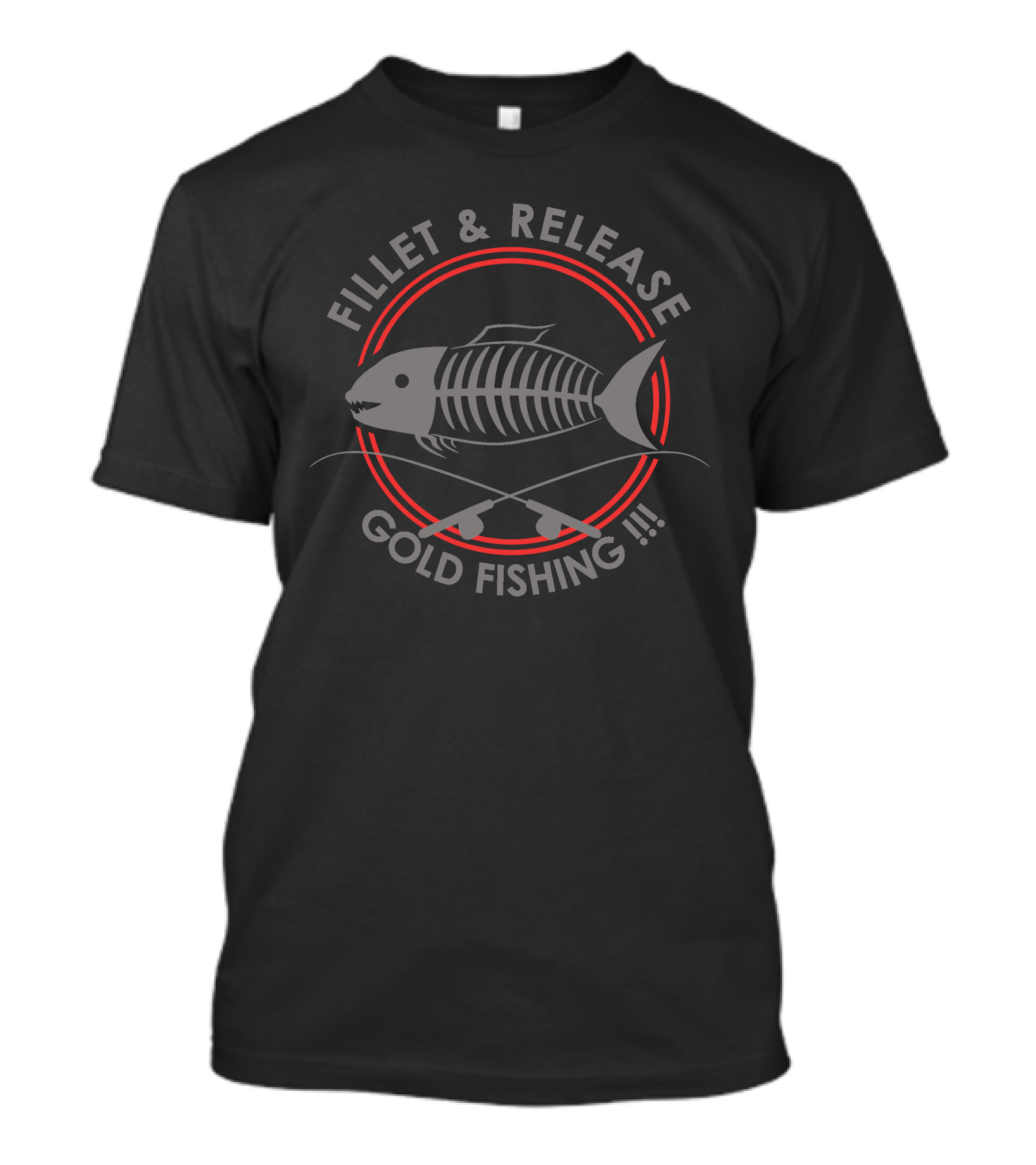 FILLET And RELEASE GOLD FISHING T-Shirt