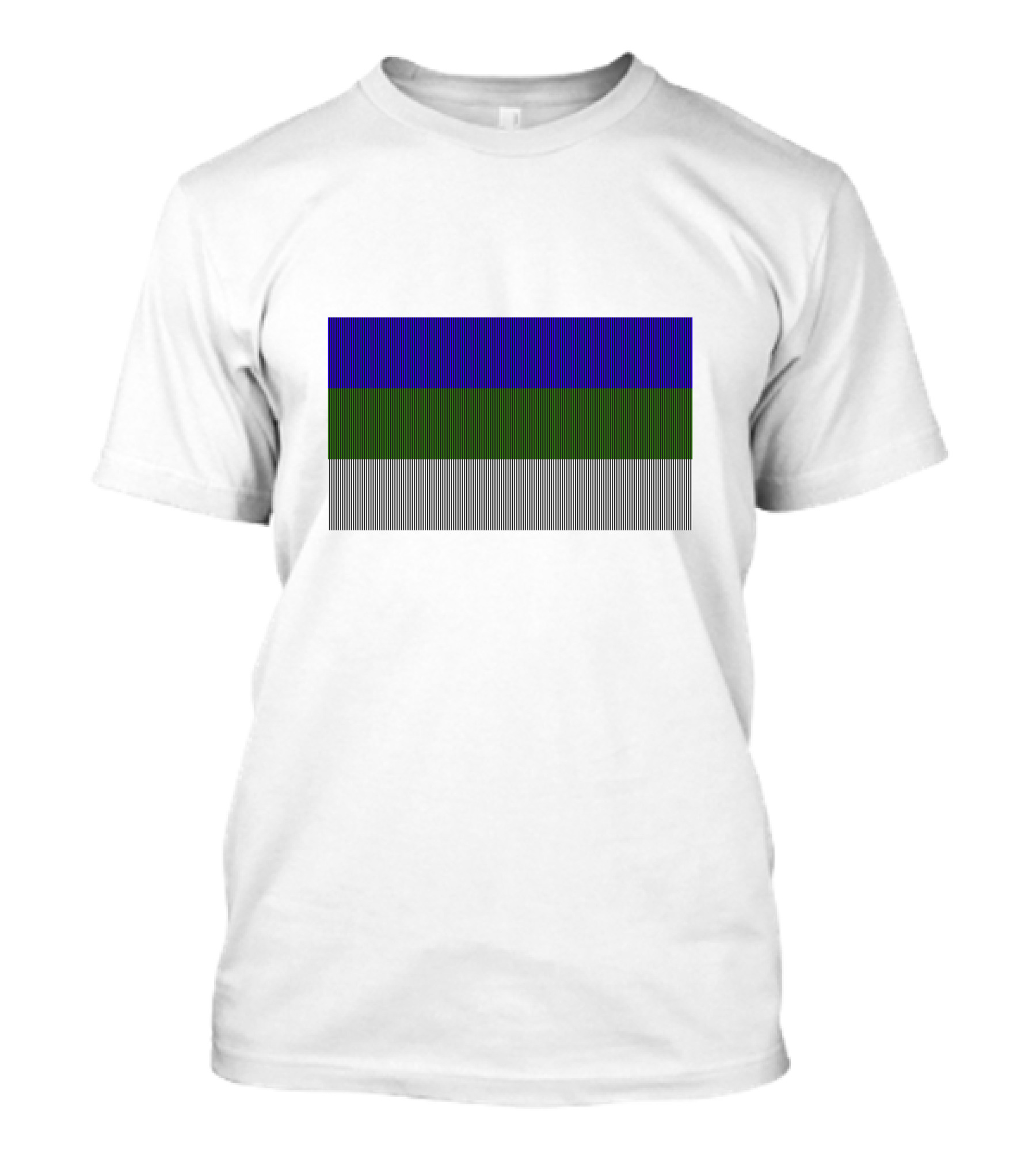 Komi Republic Flag Striped T-Shirt