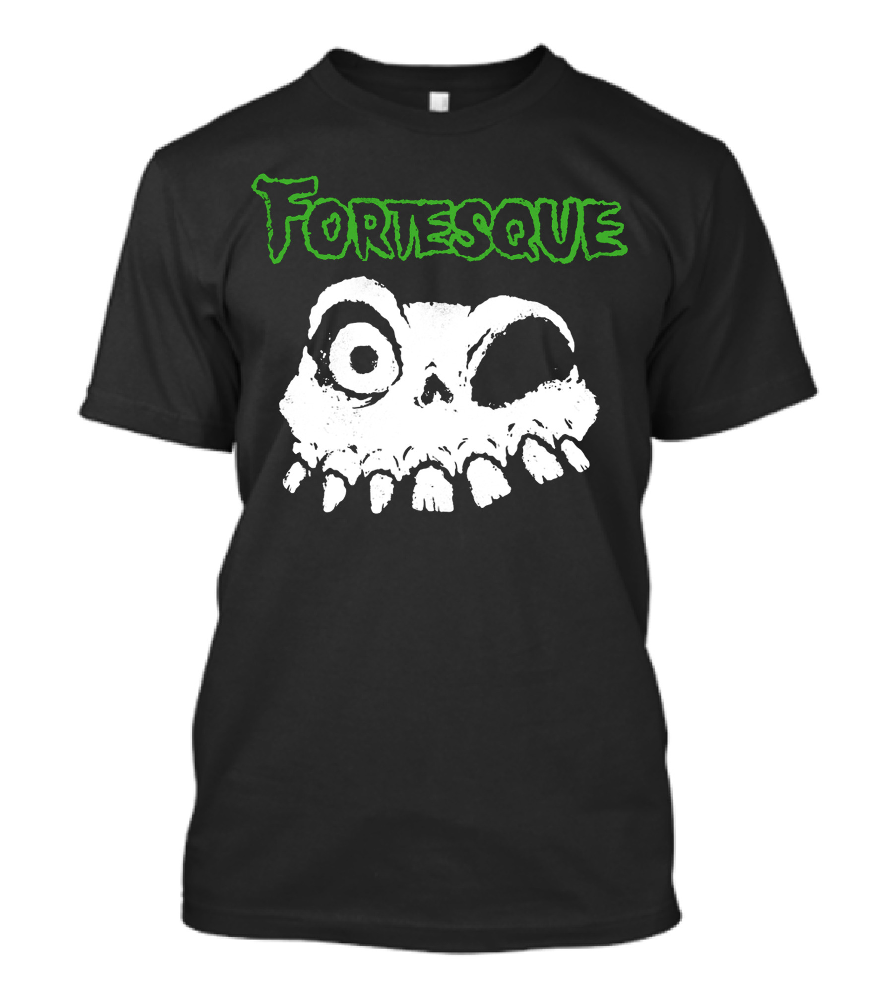 Fortesque Skull Eye Socket Skeleton Teeth T-Shirt