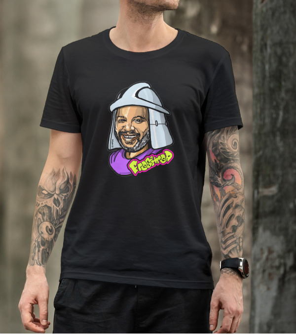 Freshred Buckethead Helmet Character T-Shirt