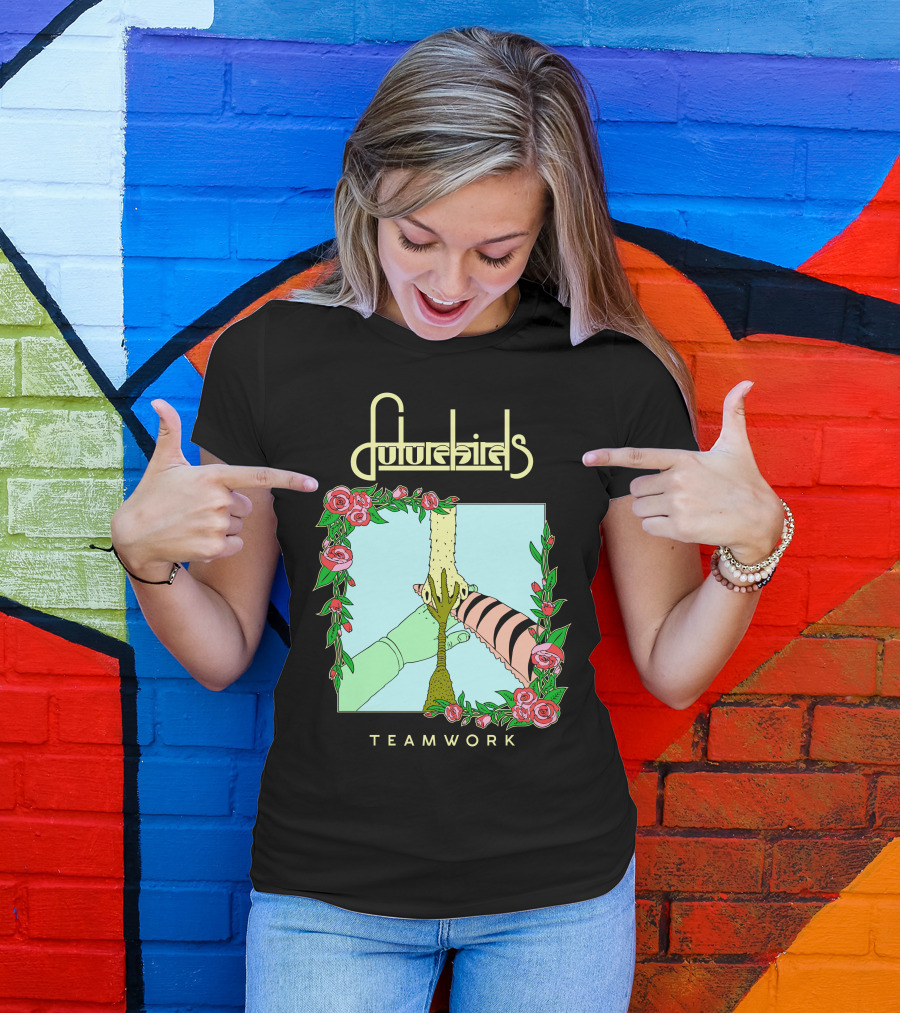 Futurebirds Teamwork Collaboration Unity Harmony Roses T-Shirt