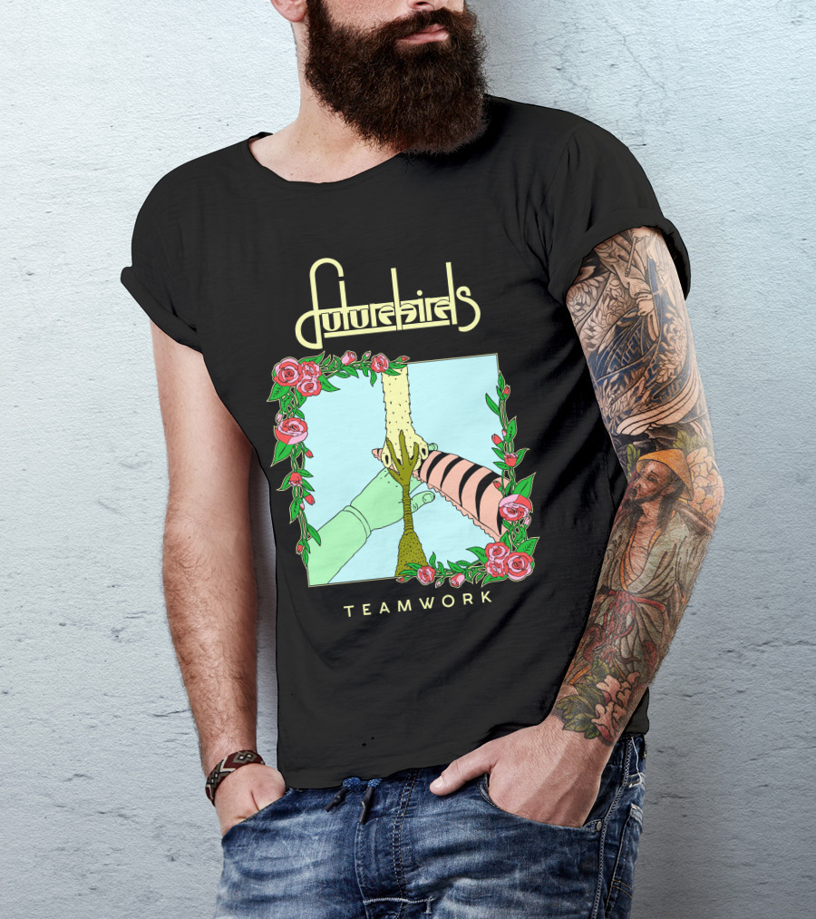 Futurebirds Teamwork Collaboration Unity Harmony Roses T-Shirt