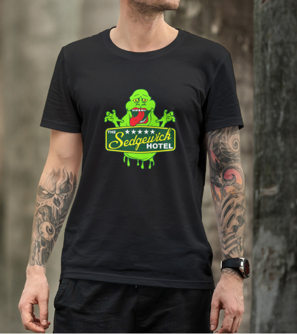 The Sedgewick Hotel Ghost Slimer Ghostbusters Movie Reference T-Shirt