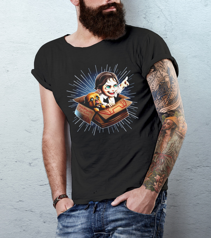 Han Solo Chewbacca Millennium Falcon Box Adventure T-Shirt
