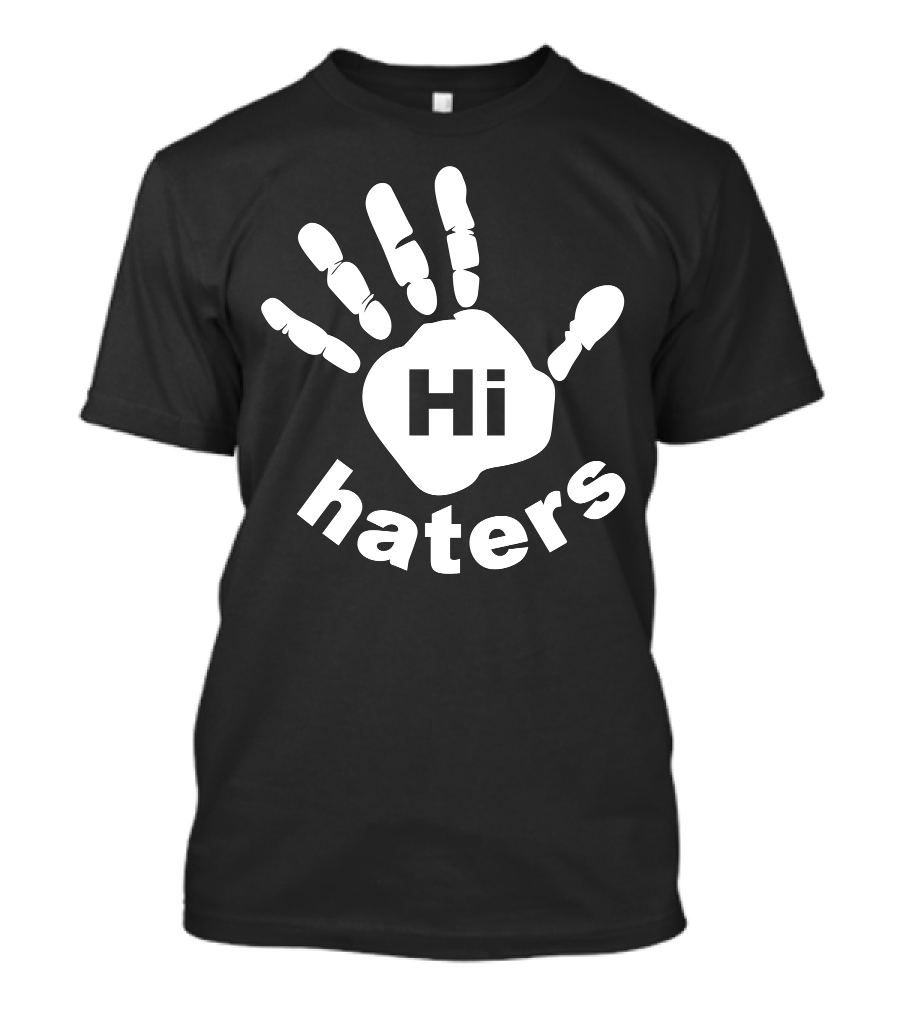 Hi Haters Handprint T-Shirt